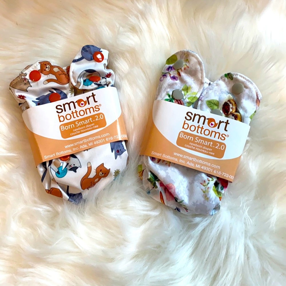 Brand new smart bottom reusable diapers